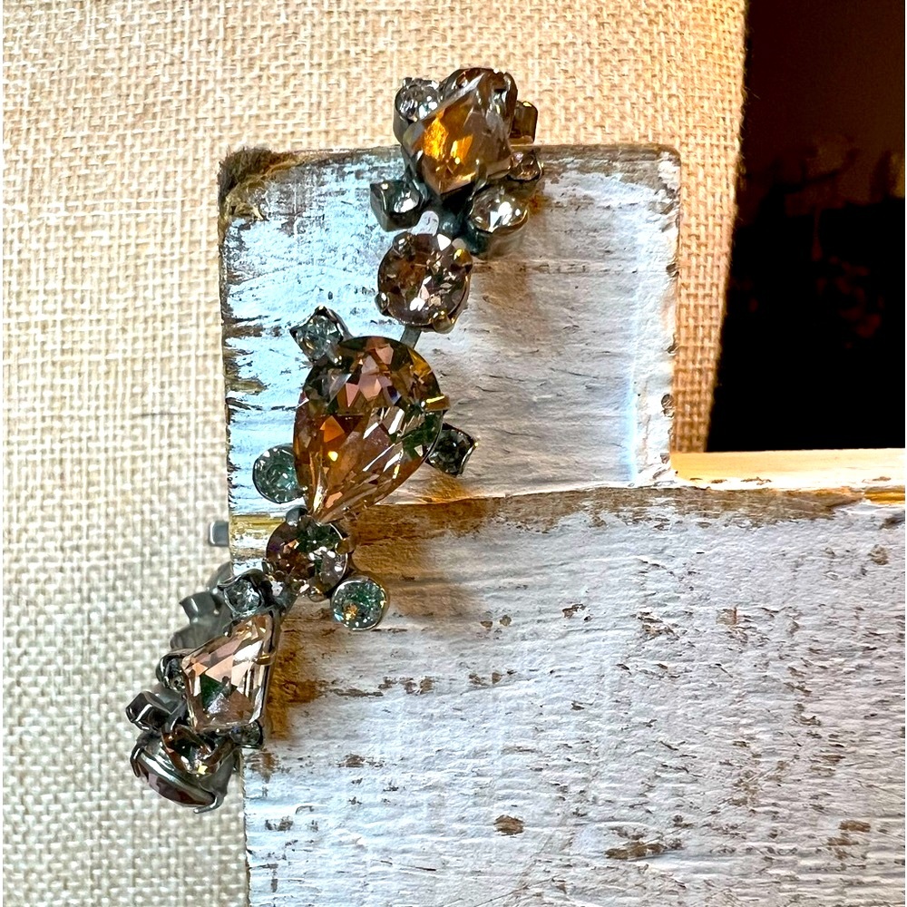 Sorrelli Smoky Topaz and Crystal Bracelet